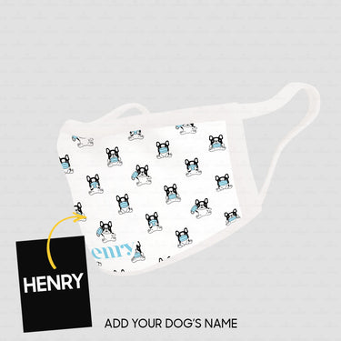 Personalized Dog Gift Idea - Cute Dogs 1 For Dog Lovers - Cloth Mask